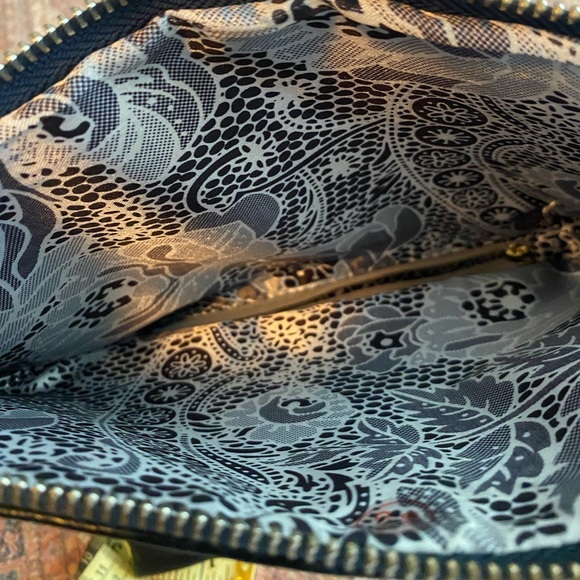 Fold-over Faux Snakeskin Clutch - Picture 6 of 6